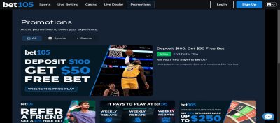 Bet105 Bonuses and Rewards