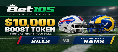 Bet105 Offers $10,000 Boost Token for MNF Football