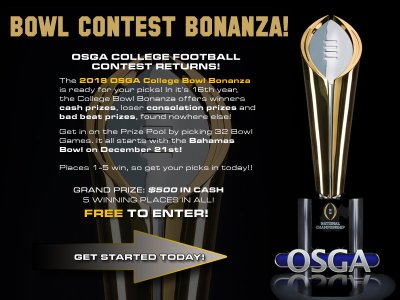OSGA College Bowl Bonanza is underway