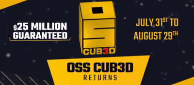 $25 Million Dollar OSS CUB3D starts July 31st 
