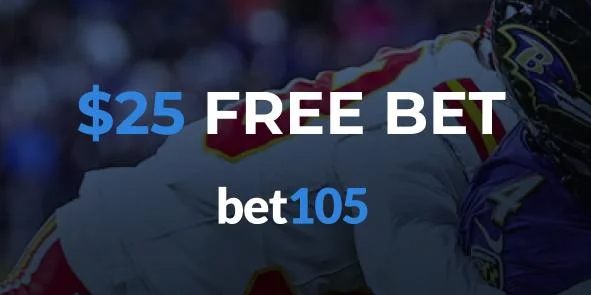Bet105 25 free bet