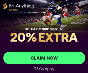 BetAnything Early Bird bonus boost, jsut in tiume for football!