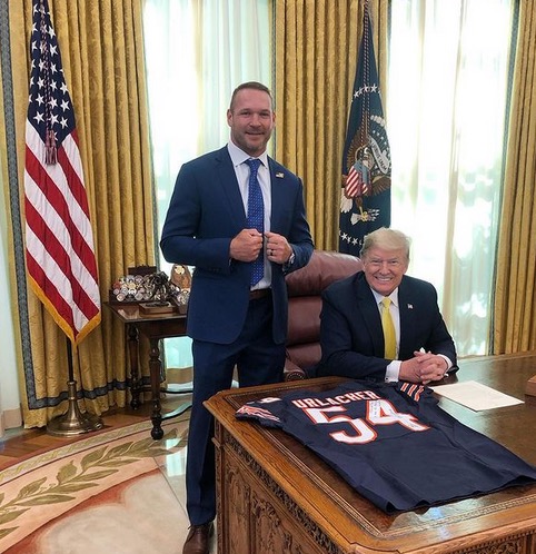 Brian Urlacher and Donald Trump