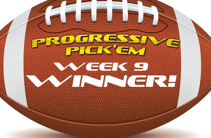 OSGA Progressive Pick â€˜Em hit again in Week 9