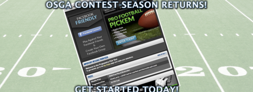 Enter the 2020 OSGA Pro Football Progressive Pick â€˜em